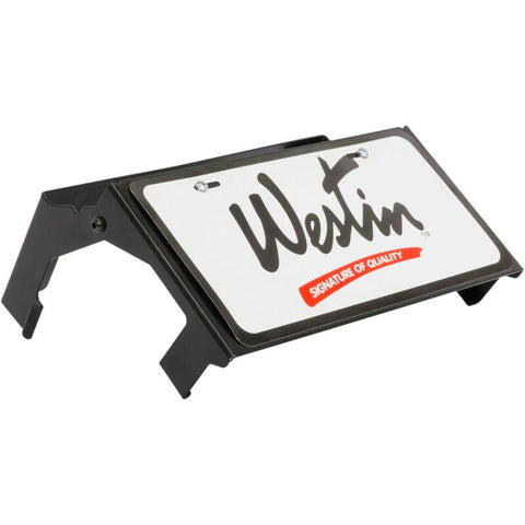 Westin MAX Winch Tray License Plate Bracket - Black - 46-20055