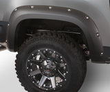 Bushwacker 19-22 GMC Sierra 1500 Pocket Style Flares 2pc. Rear - Black - 40102-02