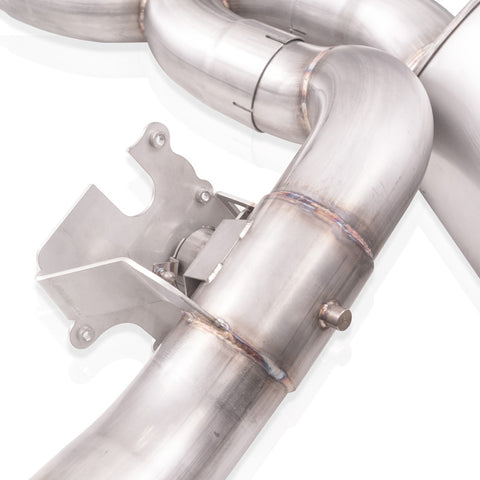 Stainless Works 20-21 Chevrolet Corvette C8 6.2L Redline Cat-Back Exhaust w/ Matte Black Tips - C8CBR-B