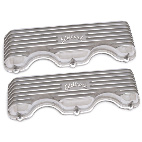 Edelbrock Valve Cover Classic Series Chevrolet W 348/409 CI V8 Polshed - 4140