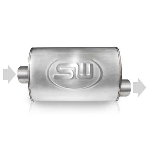 Stainless Works 3in ID CENTER INLET/ 3in OD OFFSET OUTLET 5inX9in - TM5C3C3O