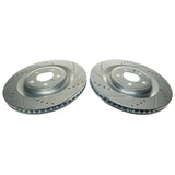 Power Stop 20-22 Lincoln Aviator Rear Drilled & Slotted Rotor (Pair) - AR85205XPR