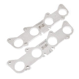 Stainless Works Ford 5.2L/5.0L Coyote Round Port Shaped Header 304SS Exhaust Flanges 2in Primaries - HFFORD5.0200