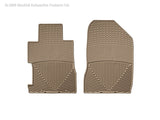 WeatherTech 06-11 Honda Civic Coupe / Si Coupe Front Rubber Mats - Tan - W65TN