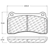 StopTech Street Touring Brake Pads - Rear - 308.13830