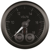 Autometer Stack 52mm 8-18V Pro-Control Battery Voltage Gauge -Black - ST3516