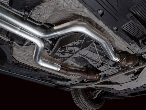 AWE Tuning 22-26 Cadillac CT5-V Blackwing SwitchPath Exhaust - Diamond Black Tips - 3025-43562