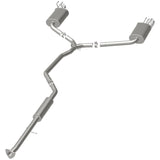 MagnaFlow Sys C/B 2015 Honda Accord 3.5L V6 2.5in SS Dual Split Rear Polished 4.5 Tip - 19181