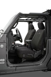 Bestop 18-26 Jeep Wrangler JL 2-Door Front Seat Covers (Black Diamond) - 29293-35