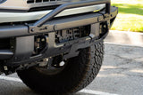 DV8 Offroad 21-22 Ford Bronco Factory Front Bumper Licence Relocation Bracket - Front - LPBR-01