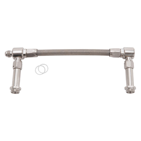 Russell Performance -8 AN to -8 AN ProFlex Holley 4500 Dual Inlet Carb Kit (Endura) - 641141