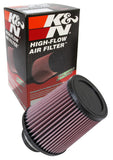 K&N Filter Universal Rubber Filter 2 3/4 inch Flange 6 inch Base 5 inch Top 6 1/2 inch Height - RU-4870