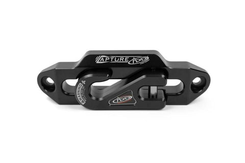 Addictive Desert Designs 1-5/16in Winch Fairlead Plate w/ Recessed Round End Hook - Black - AC99157590NA