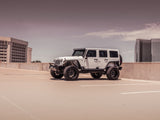 Road Armor 07-18 Jeep Wrangler JK Stealth Front Fender Flare Body Armor w/LED DRL - Tex Blk - 507AFF0B