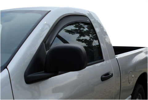 AVS 02-08 Dodge RAM 1500 Standard Cab Ventvisor In-Channel Window Deflectors 2pc - Smoke - 192607