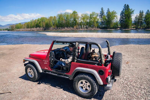 Bestop 97-02 Jeep Wrangler TJ Header Safari Bikini (Spice) - 52531-37