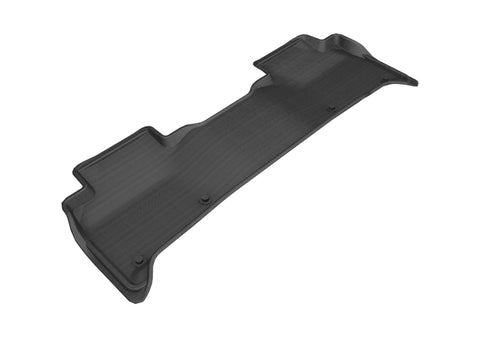 3D MAXpider 2017-2020 Land Rover Discovery Kagu 2nd Row Floormats - Black - L1LR02421509