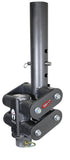 Gen-Y Spartan Torsion-Flex 5in Offset 4in RD Tube Gooseneck 2-5/16in Coupler Standard Height - GH-7082