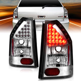 ANZO 2005-2008 Dodge Magnum LED Taillights Chrome - 321016