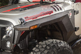 Rugged Ridge XHD Front Armor Fenders Pair 07-18 Jeep Wrangler JK/JKU - 11615.01