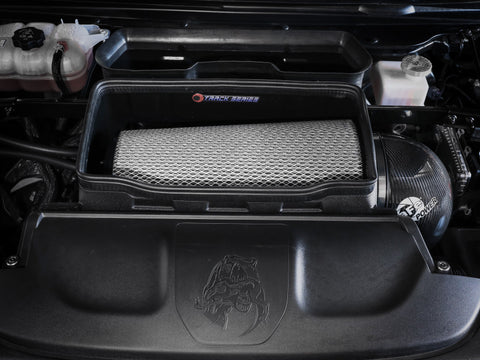 aFe 21-23 RAM 1500 TRX Track Series Carbon Fiber Cold Air Intake System w/ Pro DRY S - 57-10022D