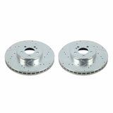 Power Stop 16-20 Mercedes-Benz GLC300 Front Evolution Drilled & Slotted Rotors - Pair - EBR1682XPR