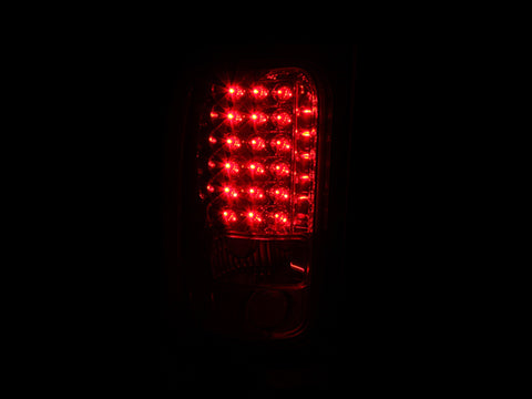 ANZO 1994-2001 Dodge Ram LED Taillights Red/Clear - 311052