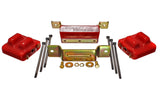 Energy Suspension 88-94 GM Blazer 4WD K Series Red Motor and Transmision Mounts; Zinc Finish - 3.1131R