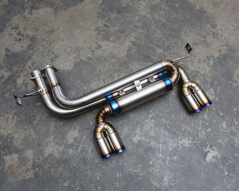 VR Performance 01-05 BMW M3 E46 Titanium Exhaust System- Quad Titanium Tips - VR-E46M3-170
