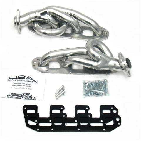 JBA 03-08 Dodge RAM 5.7L HEMI 1-5/8in Primary Silver Ctd Cat4Ward Header - 1961S-1JS