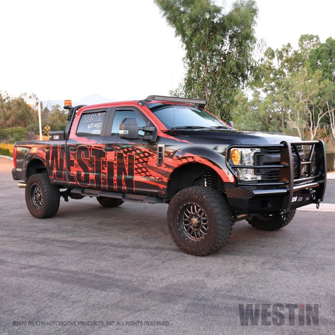 Westin/HDX 17-18 Ford F-150 SuperCrew Xtreme Nerf Step Bars - Textured Black - 56-23945