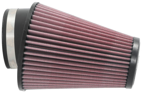 K&N Universal Clamp-On Air Filter 3-1/2in 10 Degree Flange 5-3/4in B 4-1/2in x 3-1/4in T 7in H - RU-1033