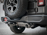 aFe Rebel Series 2.5in 409 SS Cat-Back Exhaust w/ Polished Tips 18-19 Jeep Wrangler (JL) V6 3.6L - 49-48076-P