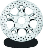 Performance Machine Disc/Carr 11.5 Gatlin Front - Chrome - 0133-1522GATS-CH