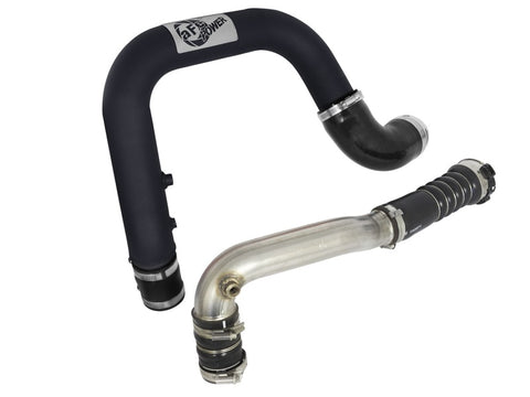 aFe BladeRunner 2.5in Black IC Tube Hot Side w/ Coupling & Clamp Kit 2016 GM Colorado/Canyon 2.8L - 46-20268-B