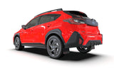 Rally Armor 24-26 Subaru Crosstrek Black UR Mud Flap Red Logo - MF106-UR-BLK-RD