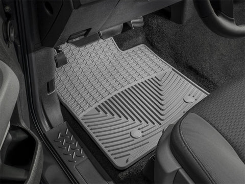 WeatherTech 12-13 Toyota Tacoma Front Rubber Mats - Grey - W266GR