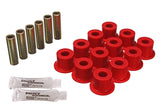 Energy Suspension 72-81 Scout II Red Front & Rear Leaf Spring Bushing Set - 6.2102R