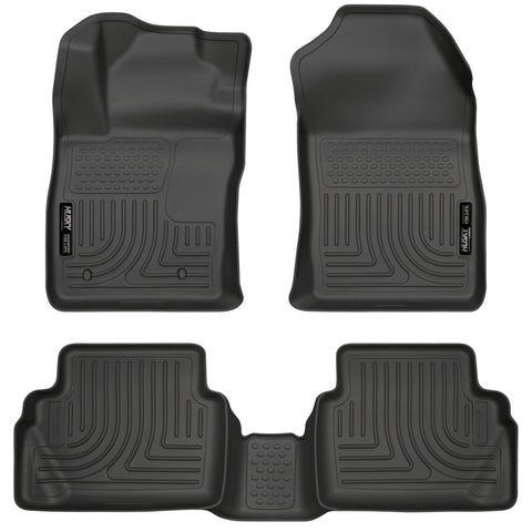 Husky Liners 11-12 Ford Fiesta WeatherBeater Combo Black Floor Liners - 98751