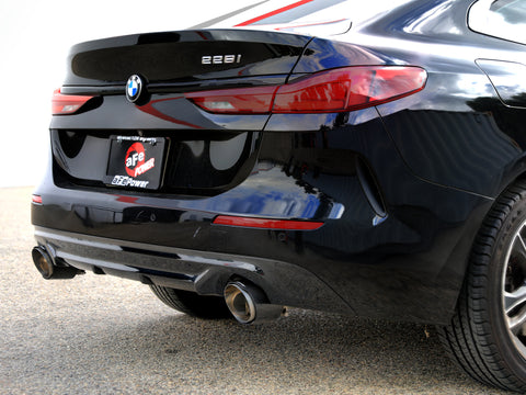 aFe MACHForce XP Exhausts Axle-Back 21-24 BMW 228i 2.0T (SS w/ Carbon Tips) - 49-36355-C