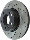 StopTech 08-10 BMW 128i Cross Drilled Right Front Rotor - 128.34077R