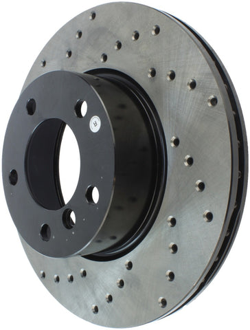 StopTech 08-10 BMW 128i Cross Drilled Right Front Rotor - 128.34077R