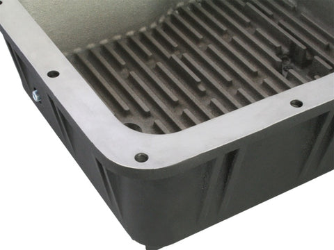 aFe Power Cover Trans Pan Machined Trans Pan GM Diesel Trucks 01-12 V8-6.6L Machined - 46-70072