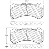 StopTech Street Touring Brake Pads - Front - 308.13820
