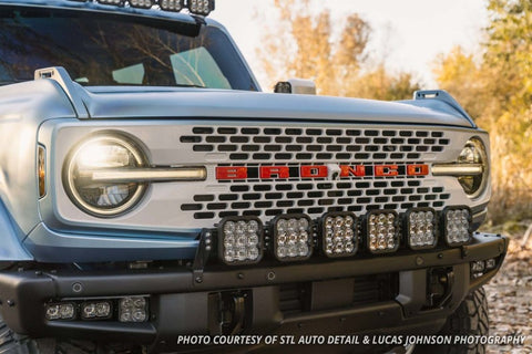Diode Dynamics Bronco SS5 6-Pod CrossLink Grille Lightbar Kit Pro - White Combo - DD7270