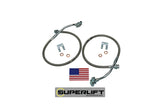 Superlift 79-86 GM Pickup/Blazer/Suburban w/ 4-6in Lift Kit (Pair) Bullet Proof Brake Hoses - 91350