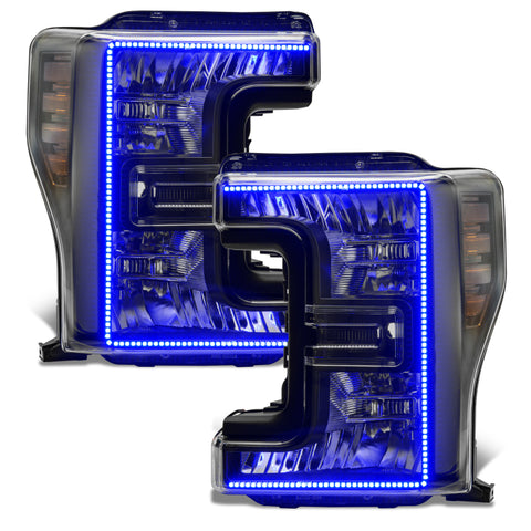 Oracle Ford Superduty 17-19 Dynamic Headlight DRL - ColorSHIFT - Dynamic - 2522-332