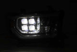AlphaRex 07-13 Toyota Tundra NOVA LED Proj Headlights Black w/ Activ Light/Seq Signal/DRL - 880774