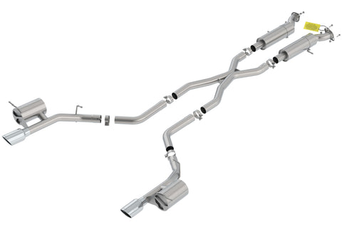 Borla 18-20 Dodge Durango SRT 6.2L V8 2.75in S-Type SS Catback Exhaust - 140791