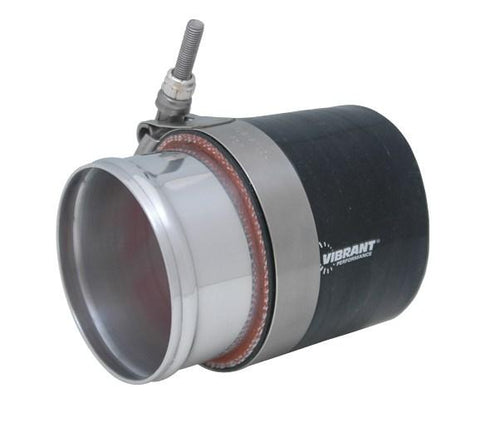 Vibrant Aluminum Joiner Coupling (3in Tube O.D. x 3in Overall Length) - 12054